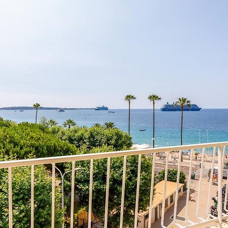 Vue Mer Exceptionnelle Sur Plage Du Midi En 1Re Ligne- 2 Chambres Κάννες Εξωτερικό φωτογραφία